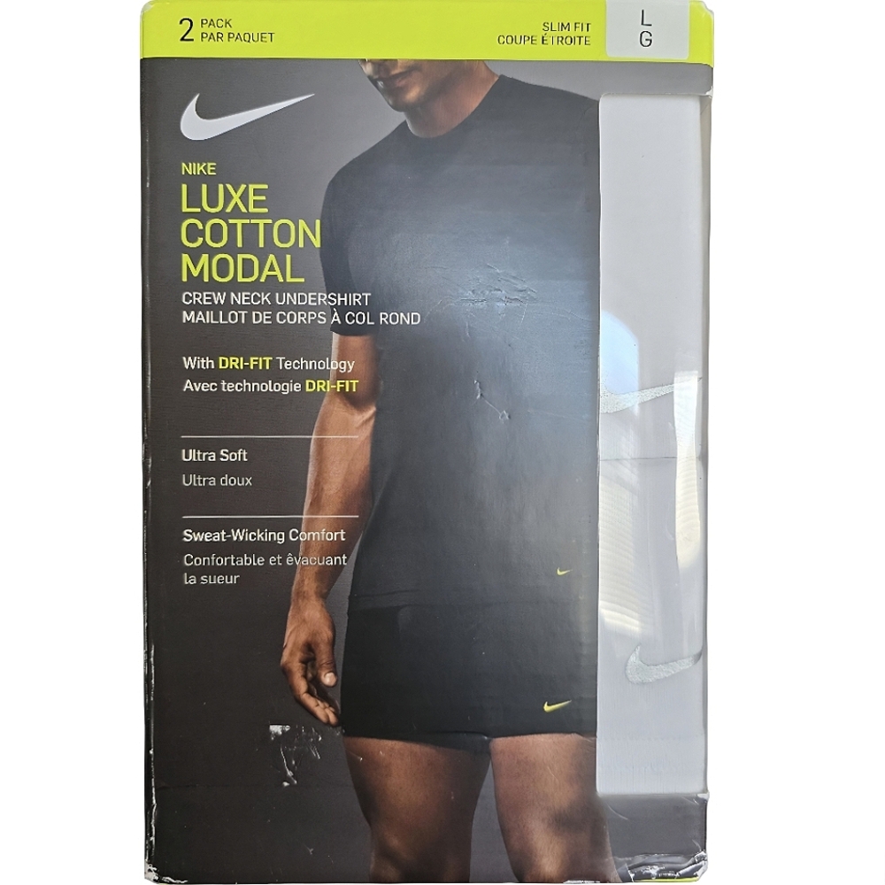 ❤️Nike Luxe Cotton Modal Black Undershirt☆